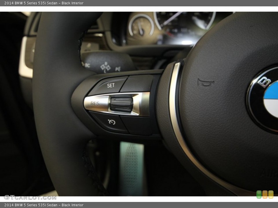 Black Interior Controls for the 2014 BMW 5 Series 535i Sedan #84222836