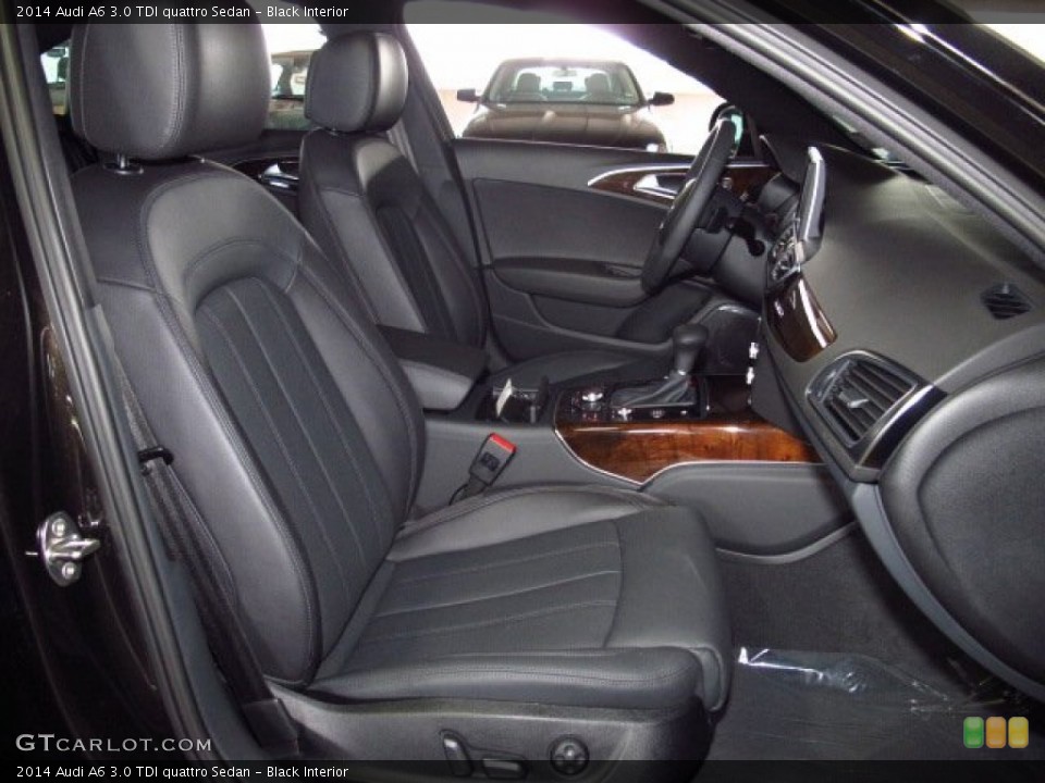 Black Interior Front Seat for the 2014 Audi A6 3.0 TDI quattro Sedan #84222929