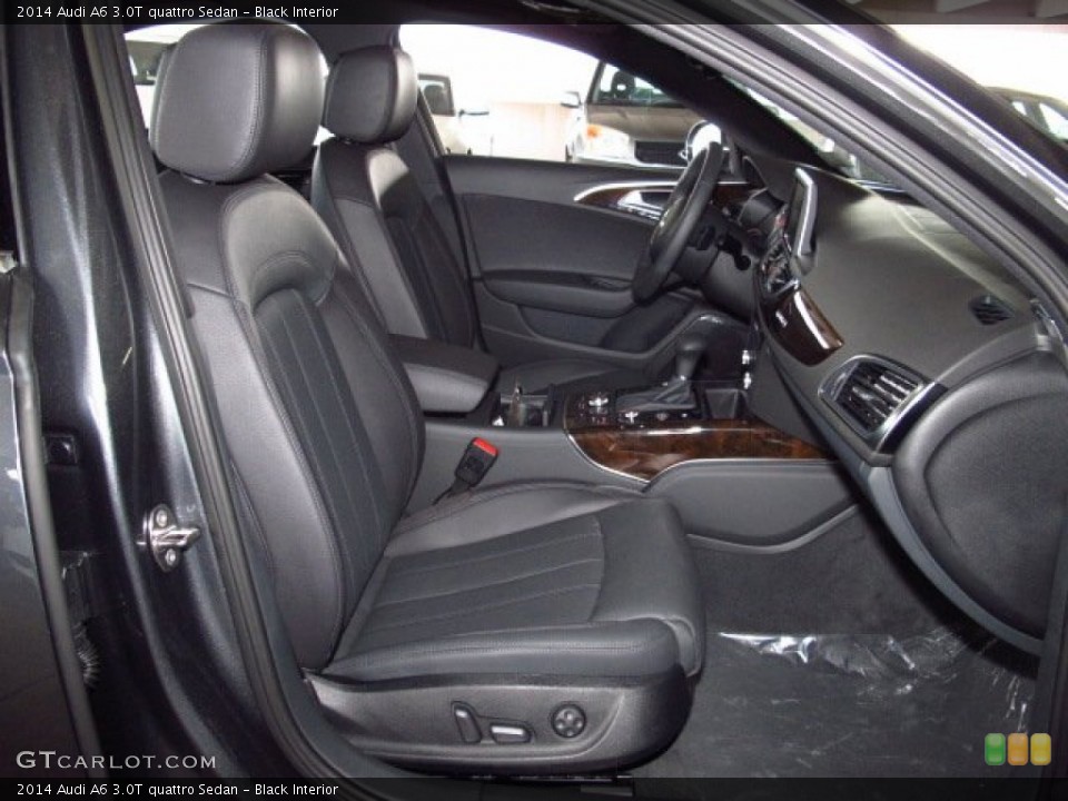 Black Interior Front Seat for the 2014 Audi A6 3.0T quattro Sedan #84223688