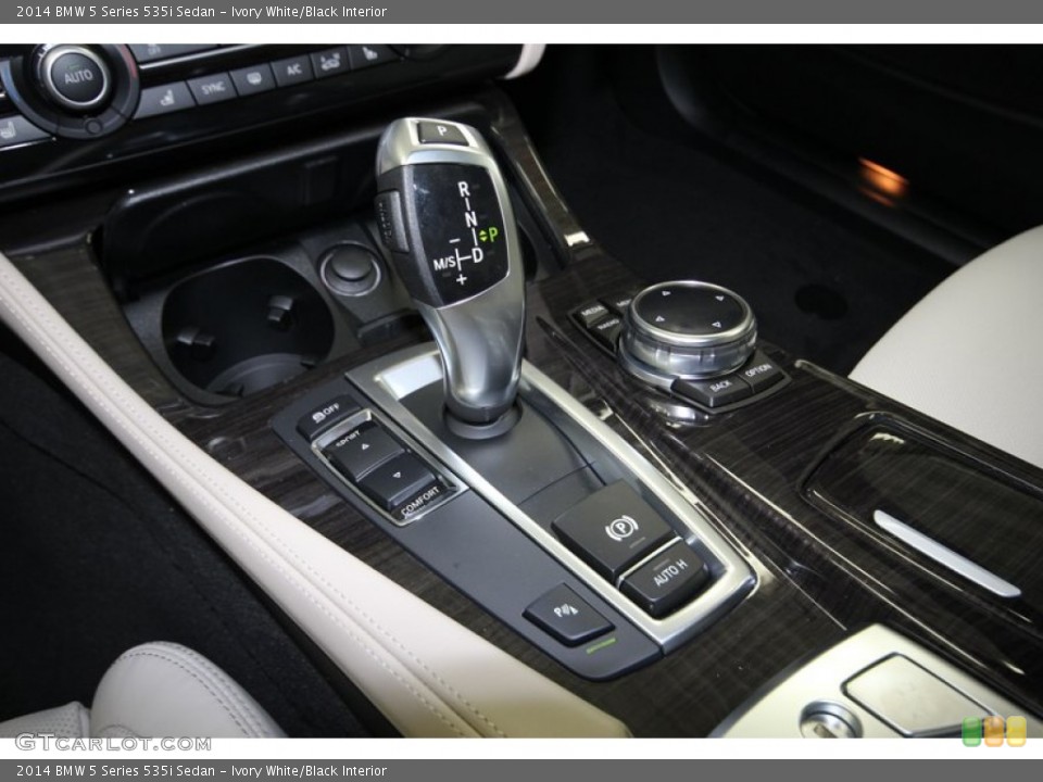 Ivory White/Black Interior Transmission for the 2014 BMW 5 Series 535i Sedan #84224380