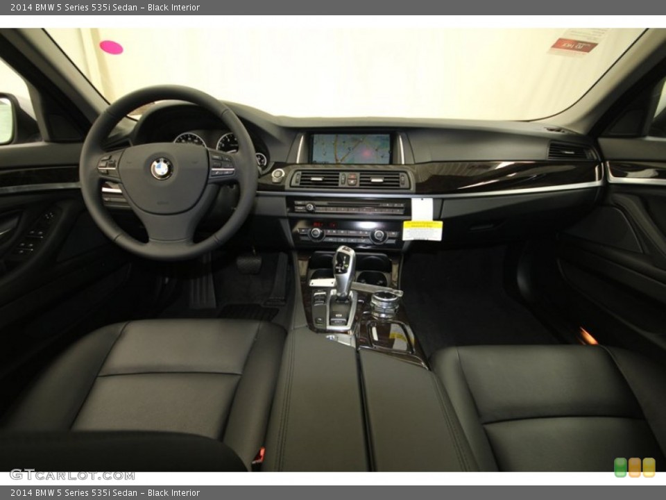Black Interior Dashboard for the 2014 BMW 5 Series 535i Sedan #84224798