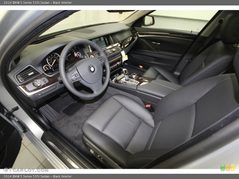 Black Interior Prime Interior for the 2014 BMW 5 Series 535i Sedan #84224948