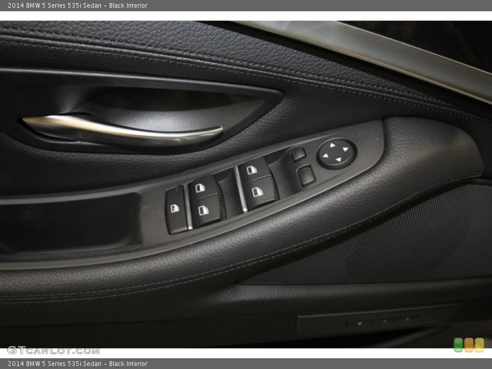 Black Interior Controls for the 2014 BMW 5 Series 535i Sedan #84225015