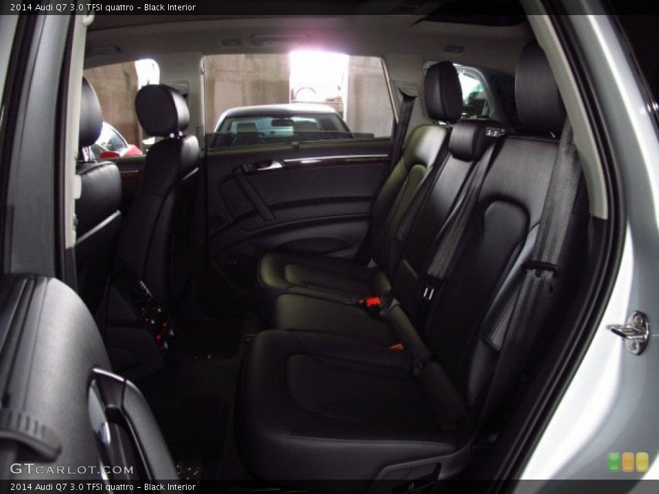 Black Interior Rear Seat for the 2014 Audi Q7 3.0 TFSI quattro #84225026