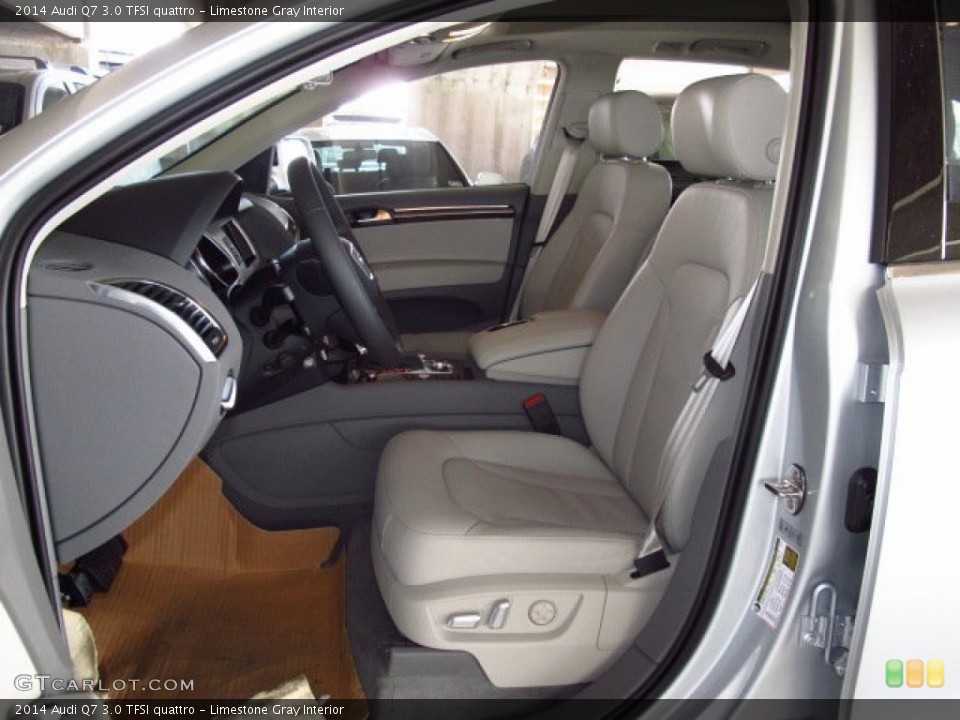 Limestone Gray Interior Photo for the 2014 Audi Q7 3.0 TFSI quattro #84225731