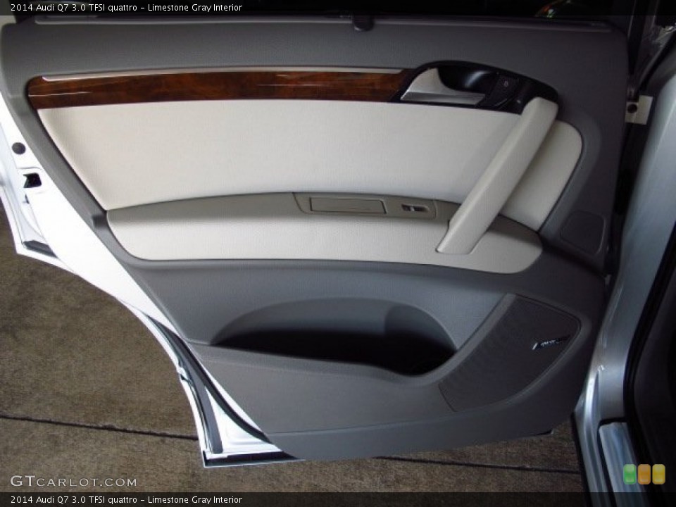 Limestone Gray Interior Door Panel for the 2014 Audi Q7 3.0 TFSI quattro #84225755