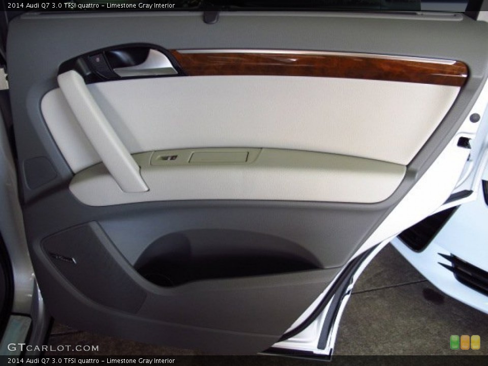 Limestone Gray Interior Door Panel for the 2014 Audi Q7 3.0 TFSI quattro #84225800