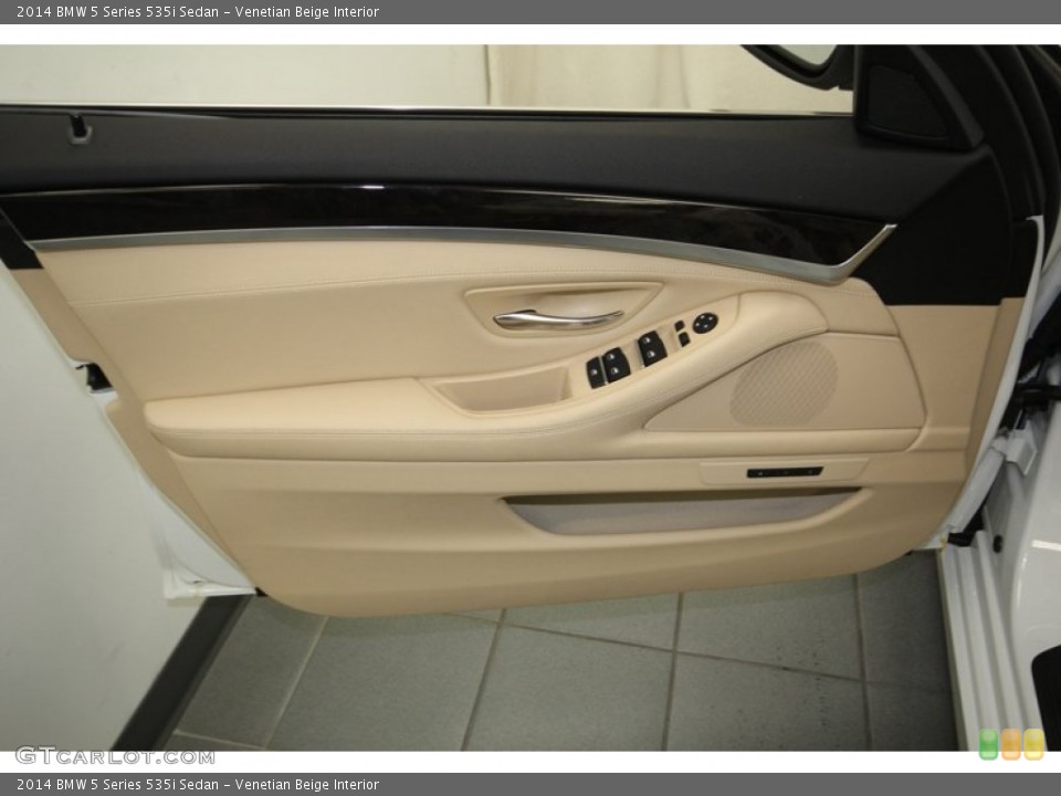 Venetian Beige Interior Door Panel for the 2014 BMW 5 Series 535i Sedan #84225803