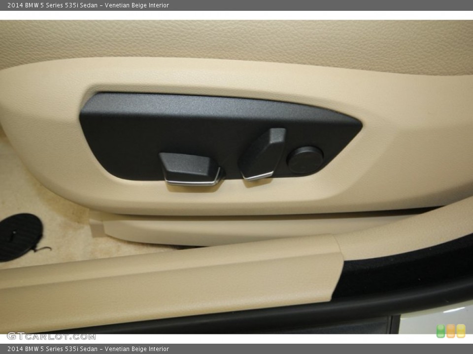 Venetian Beige Interior Controls for the 2014 BMW 5 Series 535i Sedan #84225872