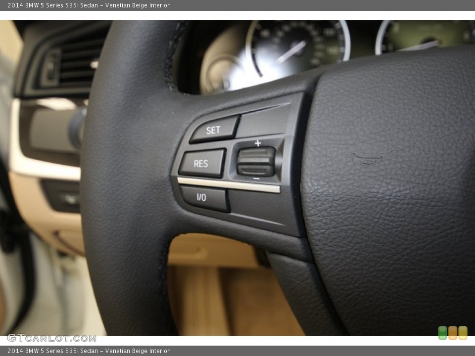 Venetian Beige Interior Controls for the 2014 BMW 5 Series 535i Sedan #84226130