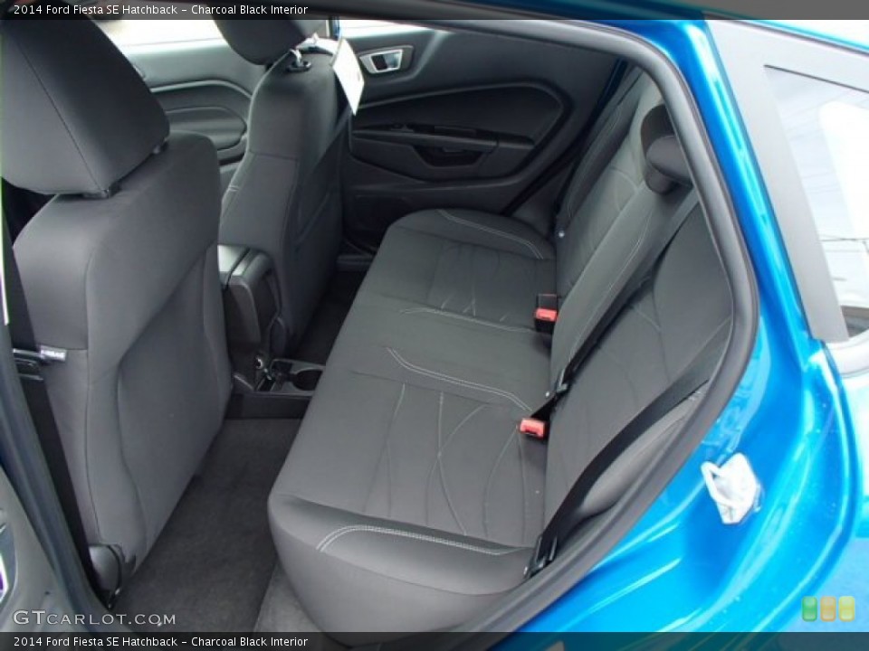 Charcoal Black Interior Rear Seat for the 2014 Ford Fiesta SE Hatchback #84226670