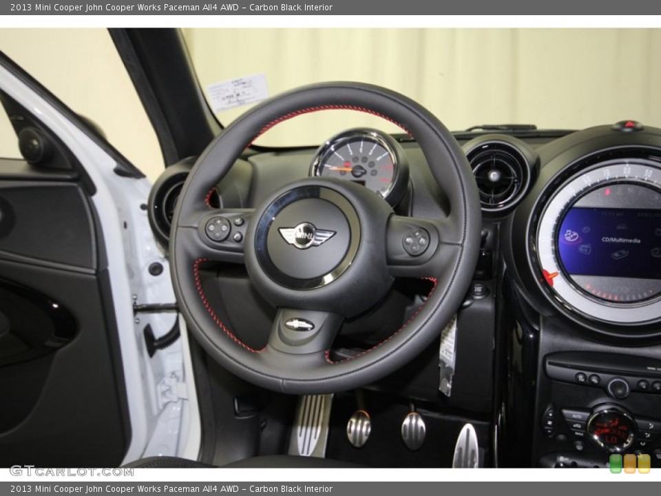 Carbon Black Interior Steering Wheel for the 2013 Mini Cooper John Cooper Works Paceman All4 AWD #84226952