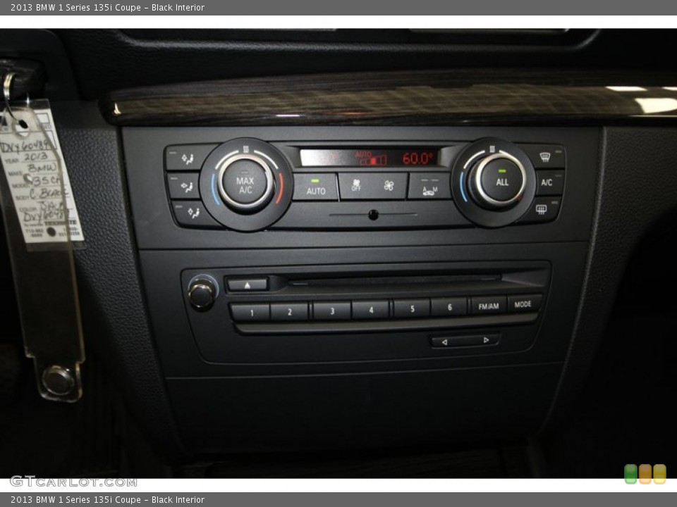 Black Interior Controls for the 2013 BMW 1 Series 135i Coupe #84228011