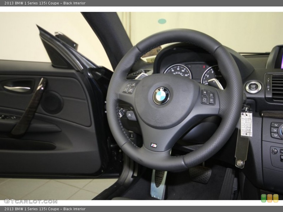 Black Interior Steering Wheel for the 2013 BMW 1 Series 135i Coupe #84228201