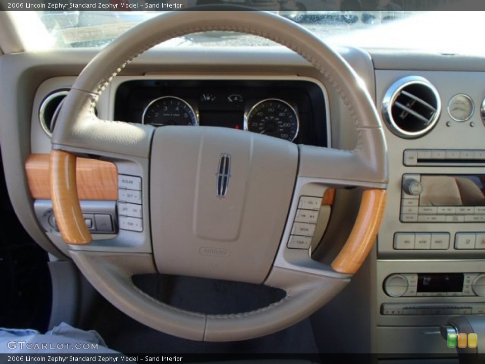 Sand Interior Steering Wheel for the 2006 Lincoln Zephyr  #84230210