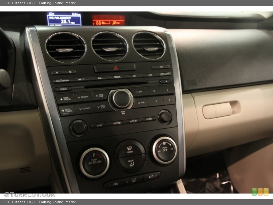 Sand Interior Controls for the 2011 Mazda CX-7 i Touring #84231173