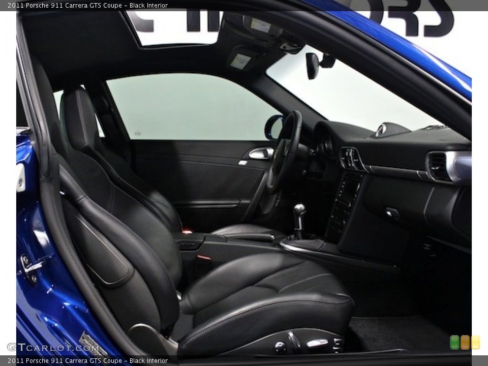 Black Interior Front Seat for the 2011 Porsche 911 Carrera GTS Coupe #84232718