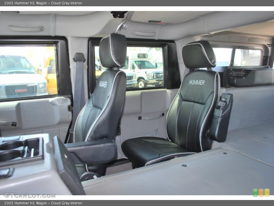 Cloud Gray Interior Rear Seat for the 2003 Hummer H1 Wagon #84236129