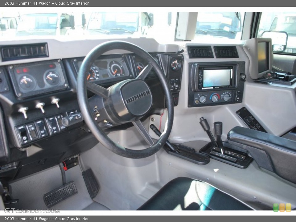 Cloud Gray Interior Dashboard for the 2003 Hummer H1 Wagon #84236153