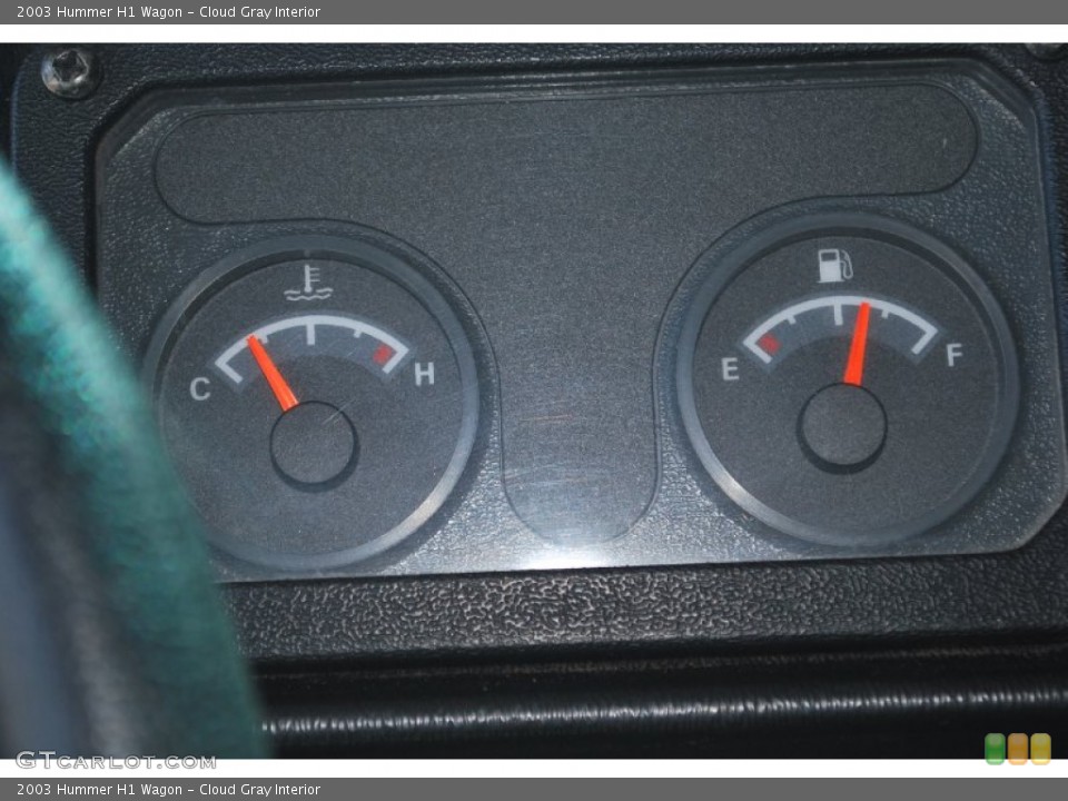 Cloud Gray Interior Gauges for the 2003 Hummer H1 Wagon #84236246