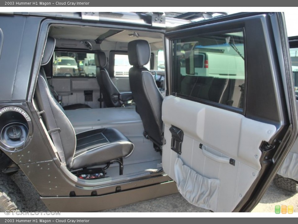 Cloud Gray Interior Rear Seat for the 2003 Hummer H1 Wagon #84236486