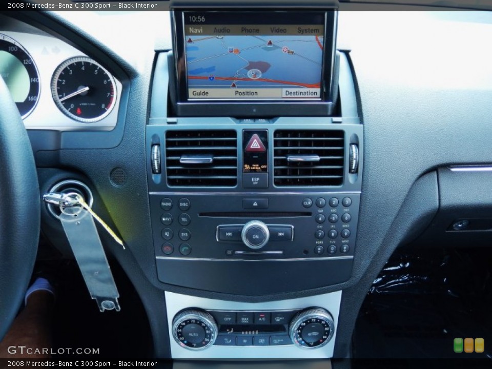 Black Interior Controls for the 2008 Mercedes-Benz C 300 Sport #84239882