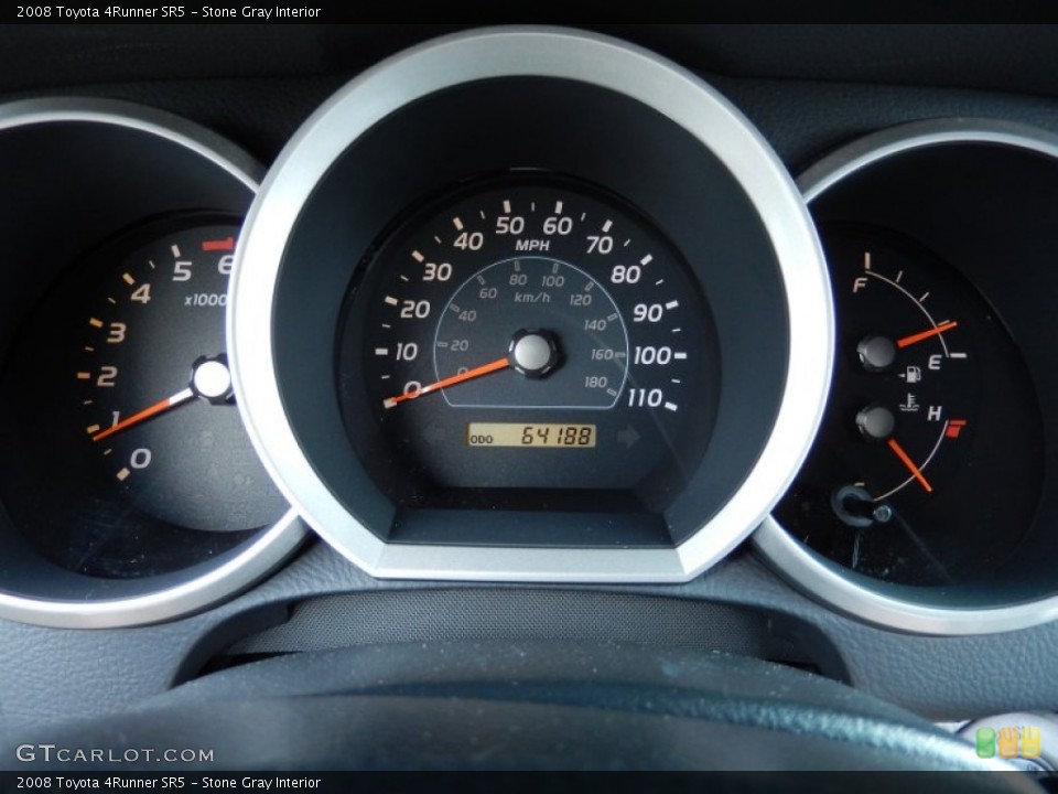 Stone Gray Interior Gauges for the 2008 Toyota 4Runner SR5 #84240515