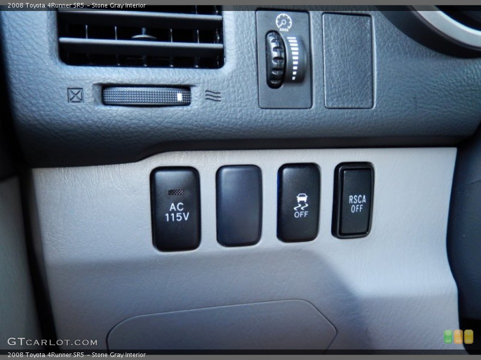 Stone Gray Interior Controls for the 2008 Toyota 4Runner SR5 #84240560