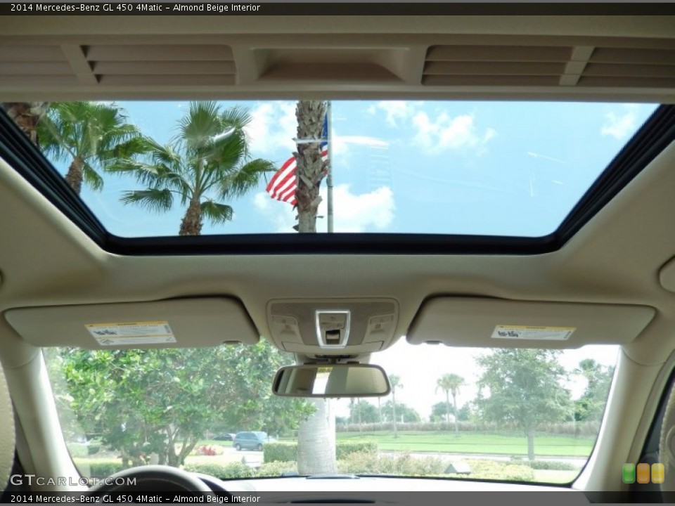 Almond Beige Interior Sunroof for the 2014 Mercedes-Benz GL 450 4Matic #84240980