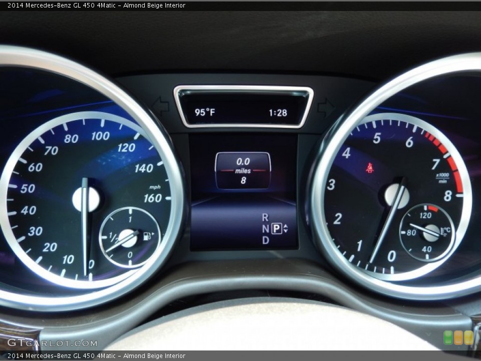 Almond Beige Interior Gauges for the 2014 Mercedes-Benz GL 450 4Matic #84241037