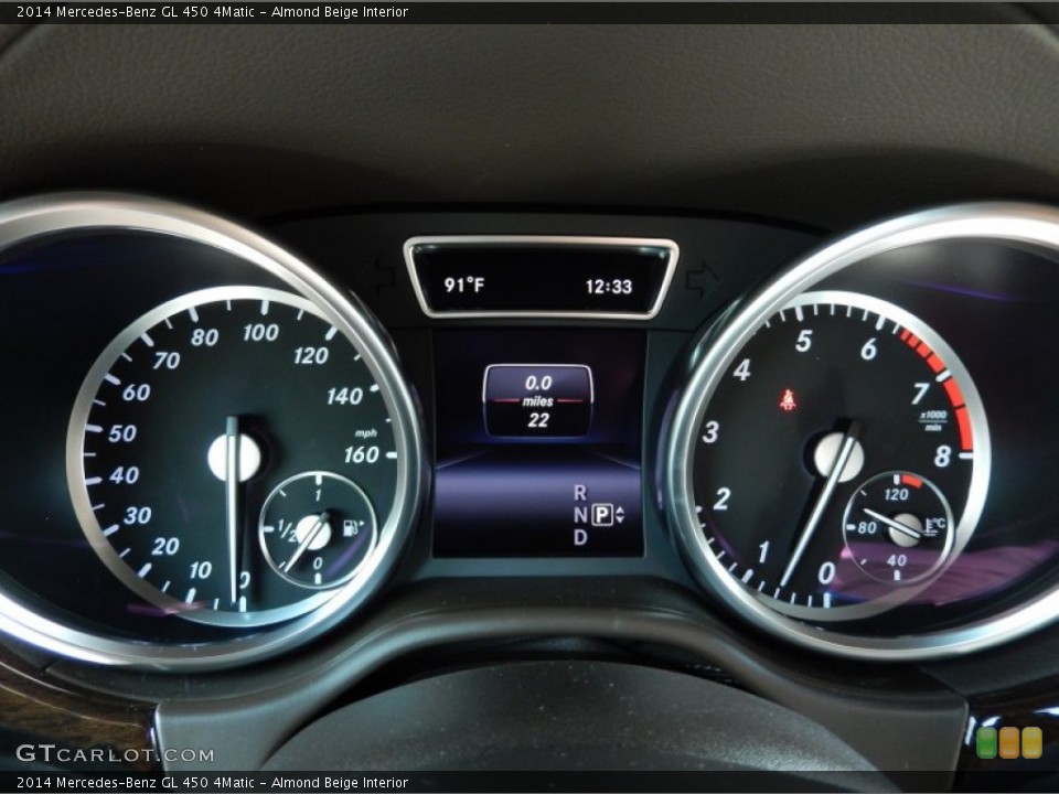 Almond Beige Interior Gauges for the 2014 Mercedes-Benz GL 450 4Matic #84241469
