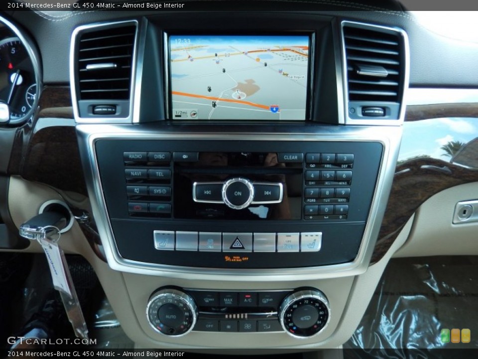 Almond Beige Interior Controls for the 2014 Mercedes-Benz GL 450 4Matic #84241496