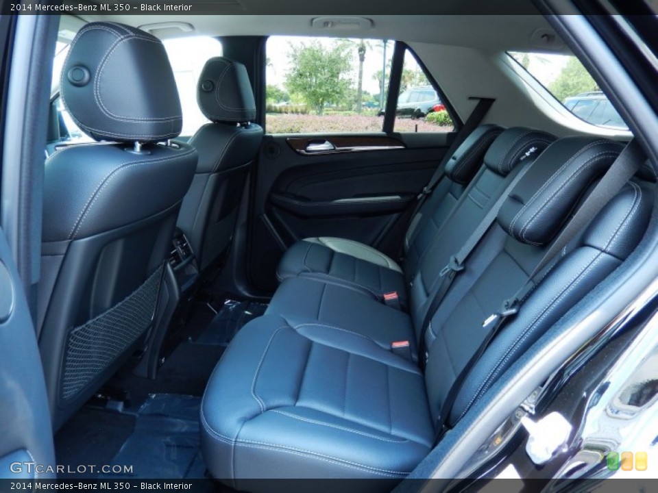 Black Interior Rear Seat for the 2014 Mercedes-Benz ML 350 #84241697