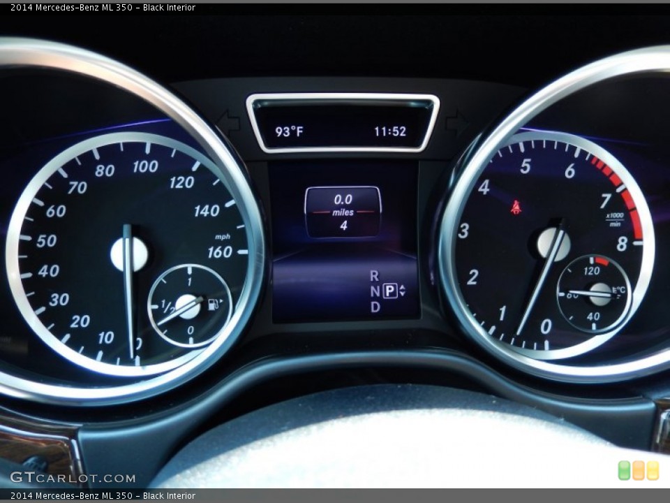 Black Interior Gauges for the 2014 Mercedes-Benz ML 350 #84241763