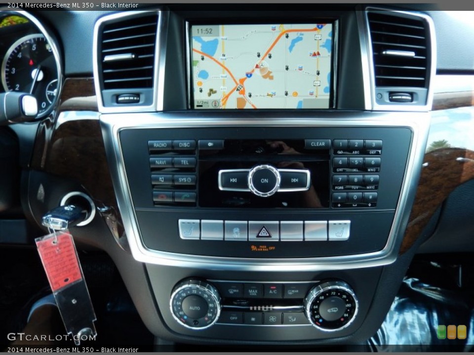Black Interior Controls for the 2014 Mercedes-Benz ML 350 #84241790