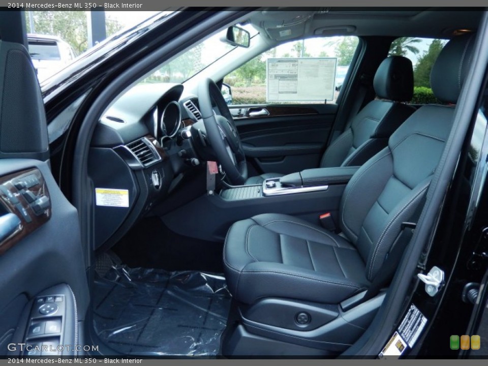 Black Interior Front Seat for the 2014 Mercedes-Benz ML 350 #84241979