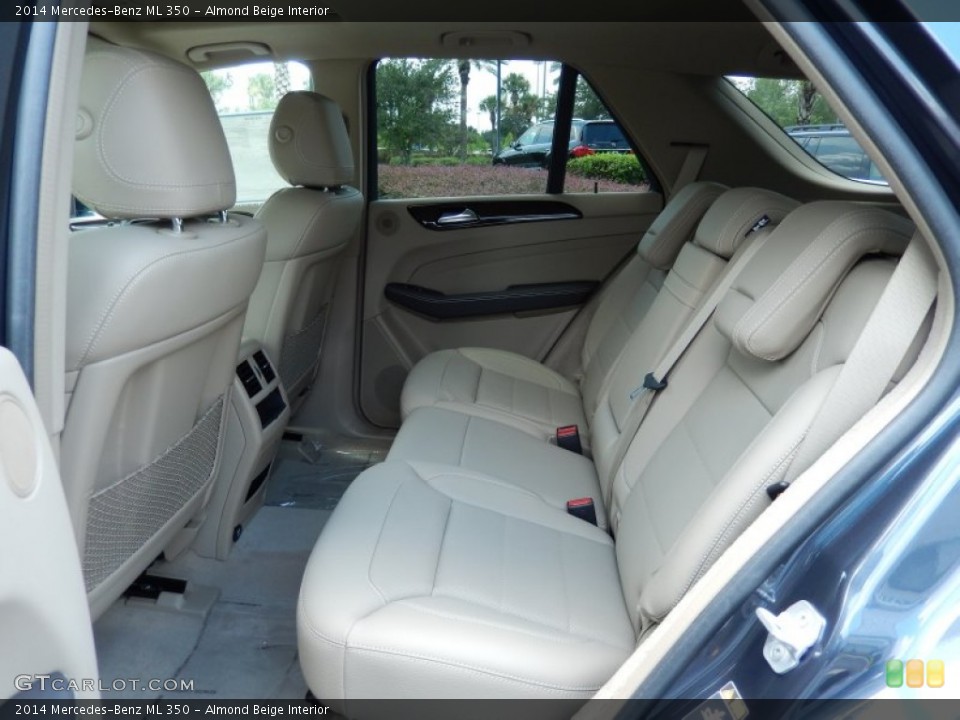 Almond Beige Interior Rear Seat for the 2014 Mercedes-Benz ML 350 #84242627