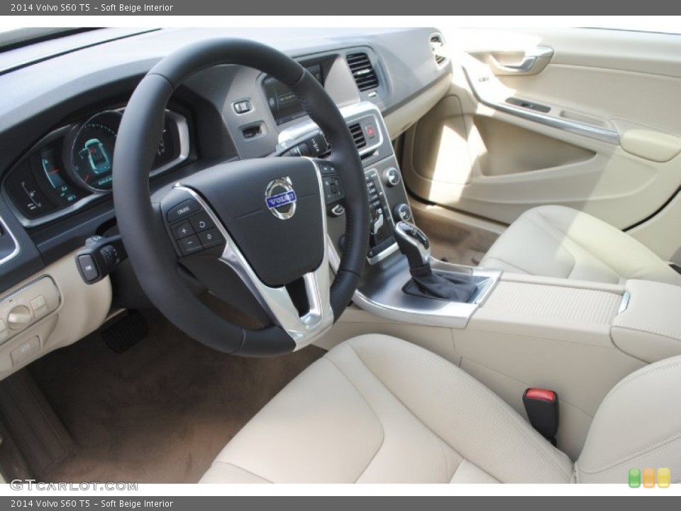 Soft Beige Interior Photo for the 2014 Volvo S60 T5 #84246734