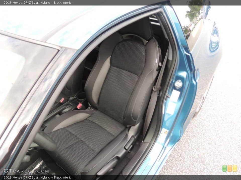 Black Interior Front Seat for the 2013 Honda CR-Z Sport Hybrid #84247457