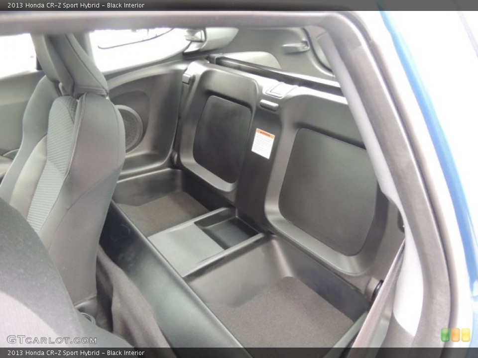 Black Interior Rear Seat for the 2013 Honda CR-Z Sport Hybrid #84247493
