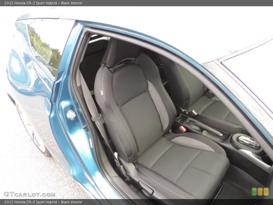 Black Interior Front Seat for the 2013 Honda CR-Z Sport Hybrid #84247534