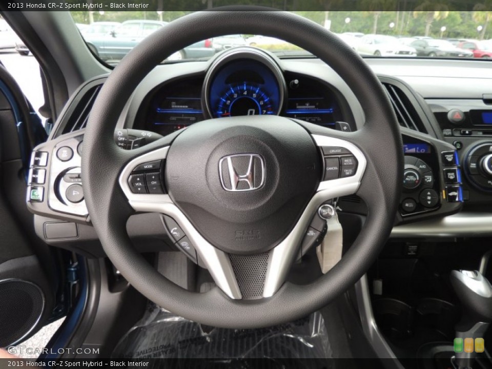 Black Interior Steering Wheel for the 2013 Honda CR-Z Sport Hybrid #84247778