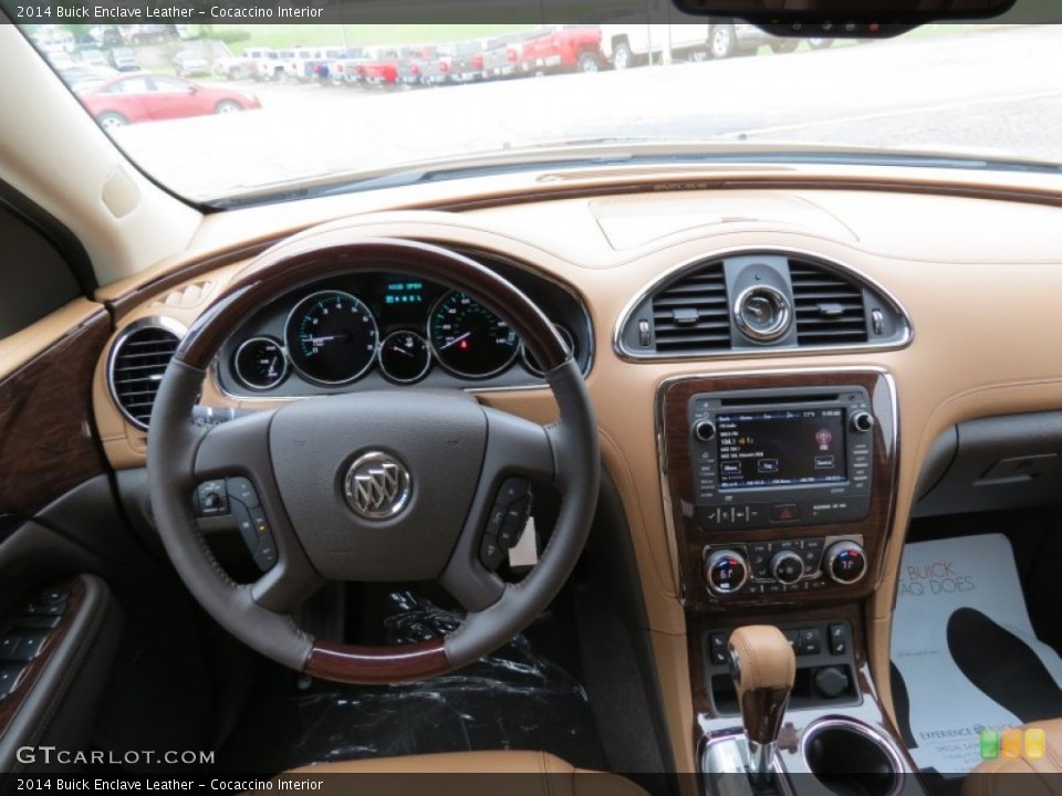 Cocaccino Interior Dashboard for the 2014 Buick Enclave Leather #84253193