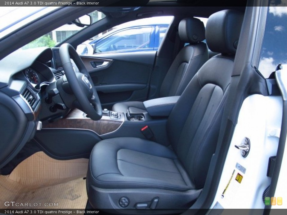 Black Interior Front Seat for the 2014 Audi A7 3.0 TDI quattro Prestige #84258198