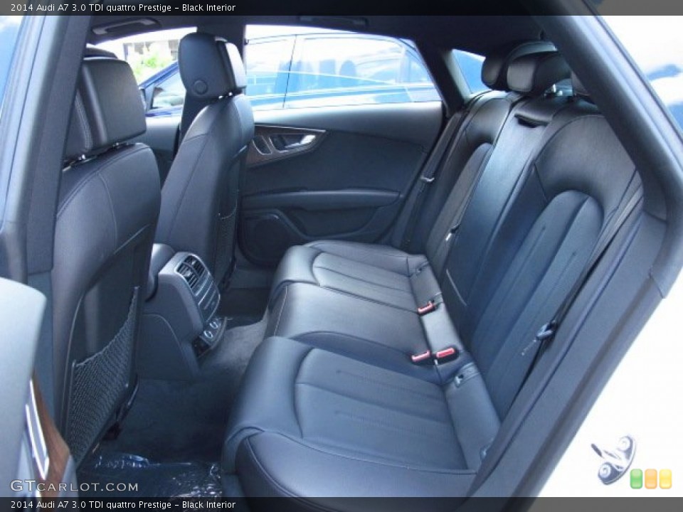 Black Interior Rear Seat for the 2014 Audi A7 3.0 TDI quattro Prestige #84258240