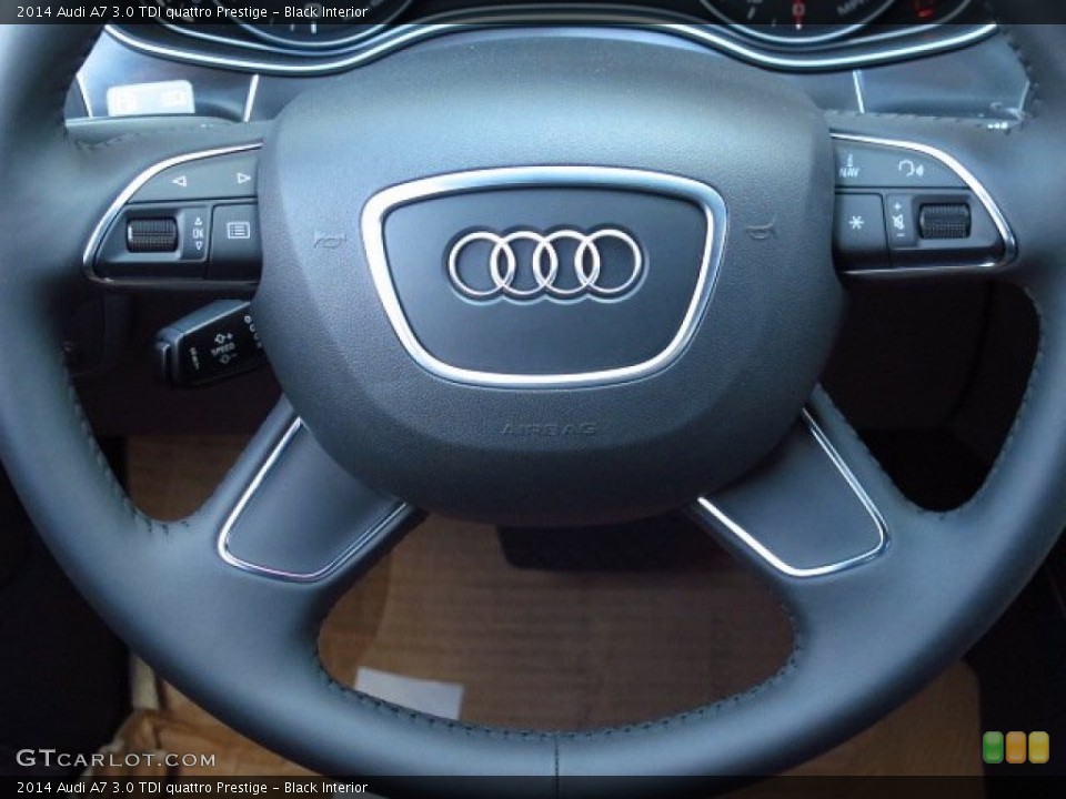 Black Interior Controls for the 2014 Audi A7 3.0 TDI quattro Prestige #84258351