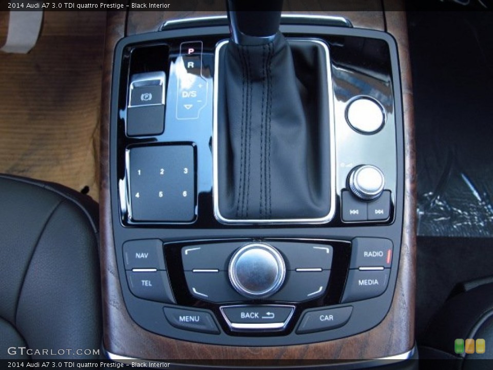 Black Interior Controls for the 2014 Audi A7 3.0 TDI quattro Prestige #84258381