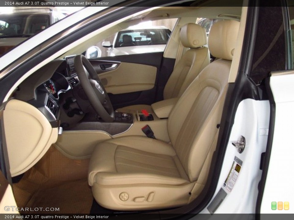 Velvet Beige Interior Photo for the 2014 Audi A7 3.0T quattro Prestige #84258855