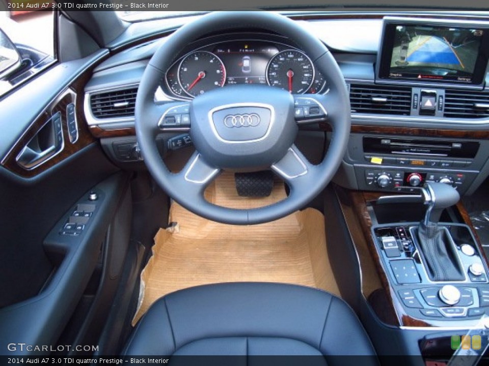 Black Interior Steering Wheel for the 2014 Audi A7 3.0 TDI quattro Prestige #84260010
