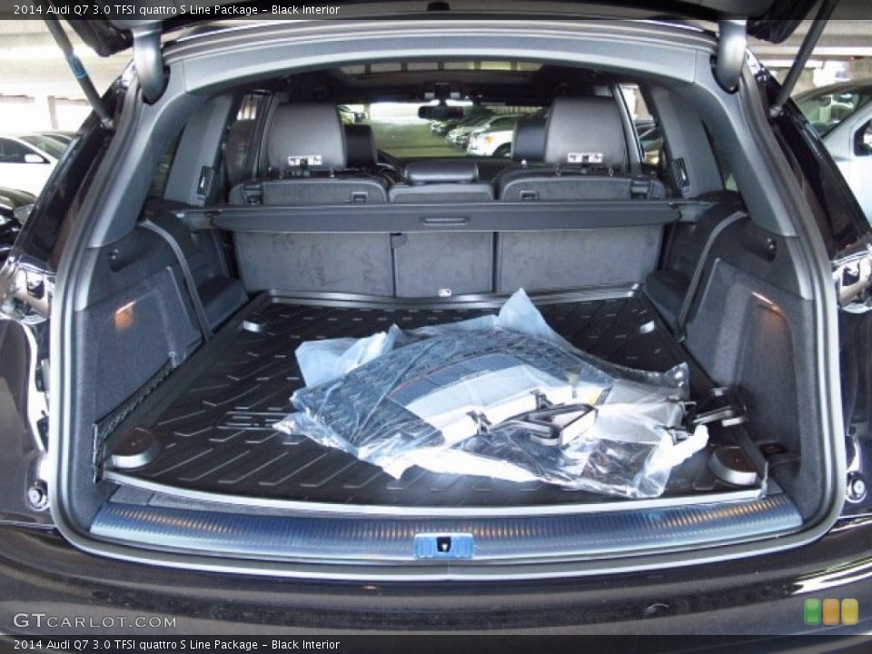 Black Interior Trunk for the 2014 Audi Q7 3.0 TFSI quattro S Line Package #84260430